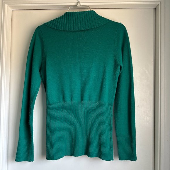 2B Bebe Teal Sweater with cute button detail - size Med - Picture 2 of 7